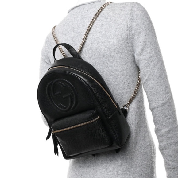 Gucci backpack with chain straps - Picture 2 of 2